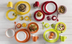 Gimex Rainbow Melamin Geschirr-Set 12-tlg. -MetalTextic Geschaft 138925 982559