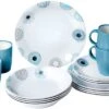 Berger Deep Sea Melamin Geschirr-Set 16-tlg. -MetalTextic Geschaft 141638 2465968