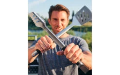 Enders Premium Grillbesteck Edelstahl 3er-Set Inkl. Tasche -MetalTextic Geschaft 232953 1720467