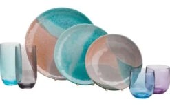 Flamefield Dunes And Sea Geschirr-Set 12 Tlg. -MetalTextic Geschaft 260335 1856550