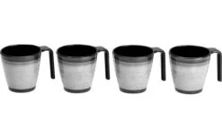 Flamefield Granite Melamin Geschirr-Set 12-tlg. Aqua -MetalTextic Geschaft 260345 1856749 1