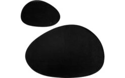 Silwy® Magnet-Platzset Mit Ledercoating Groß Schwarz -MetalTextic Geschaft 336503 2457298 1