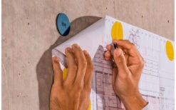 Silwy® Magnet-Pads 6,5 Cm 4er Set Schwarz -MetalTextic Geschaft 337292 2524342 1