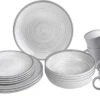 Brunner Midday Bellagio Melamin Geschirr-Set 16-tlg. -MetalTextic Geschaft 345062 2480270