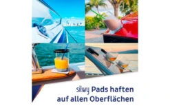 Silwy® Magnet-Kristallgläser Wein Mit Untersetzer 2er Set (250ml)