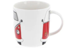 VW Collection T1 Bulli Kaffeetasse 370 Ml Rot -MetalTextic Geschaft 386218 2849066