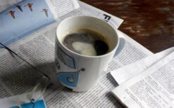 VW Collection T1 Bulli Kaffeetasse 370 Ml Rot -MetalTextic Geschaft 386281 2849108