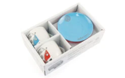 VW Collection T1 Bulli Espresso Tassen Set 2 Stück 100 Ml -MetalTextic Geschaft 386341 2837798