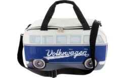 VW Collection Kühltasche 25 Liter In T1 Bulli Format Weiß / Blau -MetalTextic Geschaft 393385 2858011 1