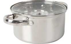 Bo-Camp Royal Edelstahl Kochtopf Set 3-tlg. -MetalTextic Geschaft 394672 2880152