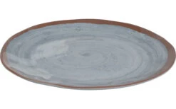 Bo-Camp Melamin Geschirr Set 12-tlg. Blau / Braun -MetalTextic Geschaft 395035 2893169 1