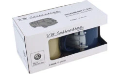 VW Collection T1 Bus Emaille Tassen Set 2 Stück 350 Ml Grün / Rosa -MetalTextic Geschaft 410591 2980325