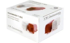 VW Collection T1 Bus Salz & Pfefferstreuer Schwarz / Weiß -MetalTextic Geschaft 415797 2988423 1