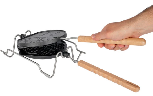 Petromax Gusseisen Wende Waffeleisen Inkl. Auflagesstell 8 Petromax Gusseisen Wende Waffeleisen Inkl. Auflagesstell – Bild 6