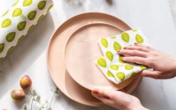 Nuts Innovations Bambus Papierrolle 40 Blatt -MetalTextic Geschaft 427737 3063011