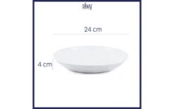 Silwy® Universal Magnet Teller Set 6 Stück Weiß -MetalTextic Geschaft 434463 3095159