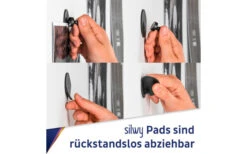 Silwy® Smart Magnet-Pins Inkl. Metall Nano Gel Pads Blau -MetalTextic Geschaft 435408 3102506 1
