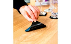 Silwy® Metall Nano Gel Untersetzer Eckig 8,3 X 8,3 Cm Weiß -MetalTextic Geschaft 435531 3104271 1