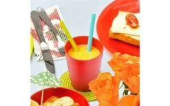 Rotho Caruba Trinkbecher 0,25 Liter Grün -MetalTextic Geschaft 444074 3318891