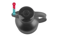 Emsa Isolierkanne Samba 1 Liter Weiß Transluzent -MetalTextic Geschaft 458271 3304341 3