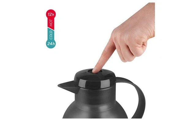 Emsa Isolierkanne Samba 1 Liter Blau Transluzent 8 Emsa Isolierkanne Samba 1 Liter Blau Transluzent – Bild 6