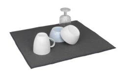 Wenko Mikrofaser Abtropfmatte Miko Blau -MetalTextic Geschaft 492272 3504779 1