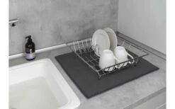 Wenko Mikrofaser Abtropfmatte Miko Blau -MetalTextic Geschaft 492443 3504803 1