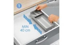 Metaltex Bestecksammler Uni-Fit Grau -MetalTextic Geschaft 497438 3346473