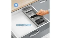 Metaltex Bestecksammler Uni-Fit Grau -MetalTextic Geschaft 497549 3346485