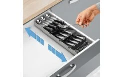 Metaltex Bestecksammler Uni-Fit Grau -MetalTextic Geschaft 497570 3346491