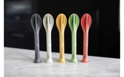 Koziol Klikk Pocket Besteck-Set 3-teilig Nature Wood -MetalTextic Geschaft 502955 3431277