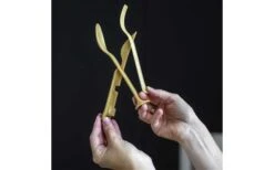 Koziol Klikk Pocket Besteck-Set 3-teilig Nature Wood -MetalTextic Geschaft 510836 3431271