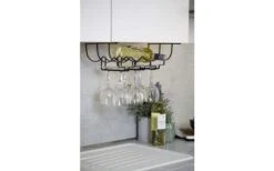 Wenko Schrankeinsatz Flaschen- Und Gläserhalter Für 6 Gläser Und 4 Flaschen -MetalTextic Geschaft 516692 3503750