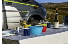 Origin Outdoors Emaille Tasse 360 Ml Blau -MetalTextic Geschaft 532704 3505313