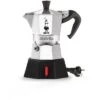 Bialetti New Moka Elettrika Espressokocher 2 Tassen -MetalTextic Geschaft 533278 3493384