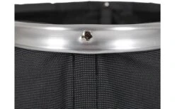 Bo-Camp Wäschesack Mit Deckel XL 45 X 45 X 60 Cm Schwarz -MetalTextic Geschaft 535759 3651704