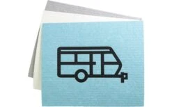 Pufz Schwedisches Geschirrtuch Wohnwagen Muster Lila -MetalTextic Geschaft 553297 3623176 6