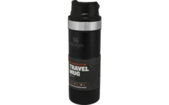 Stanley Classic Trigger Action Travel Becher 470 Ml Hammertone Grün -MetalTextic Geschaft 570646 3855266 2