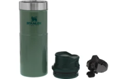 Stanley Classic Trigger Action Travel Becher 470 Ml Schwarz Matt -MetalTextic Geschaft 570654 3855226 1