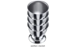 Westmark 4 Eierbecher Mit Fuß Edelstahl -MetalTextic Geschaft 613651 4441607