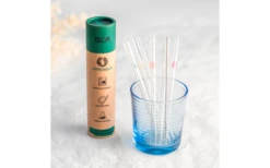 Chinchilla Glastrinkhalme Rund 23 X 9 Cm -MetalTextic Geschaft 633331 4436079