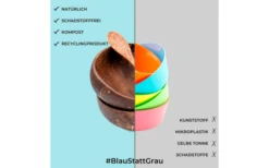 Chinchilla Kokosnussschalen Mit Löffel Und Halterung 2er-Set -MetalTextic Geschaft 636871 4445211