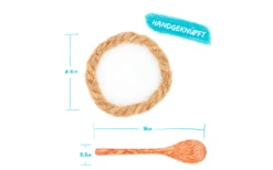 Chinchilla Kokosnussschalen Mit Löffel Und Halterung 2er-Set -MetalTextic Geschaft 636875 4445219