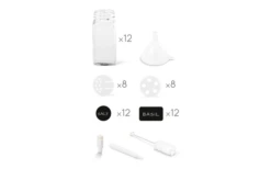 Metaltex Shake-It Gewürzstreuer Set 12 Gläser -MetalTextic Geschaft 647481 4562553