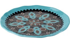 Rebel Outdoor Dessertteller 22 Cm Blau -MetalTextic Geschaft 651243 4558299 2