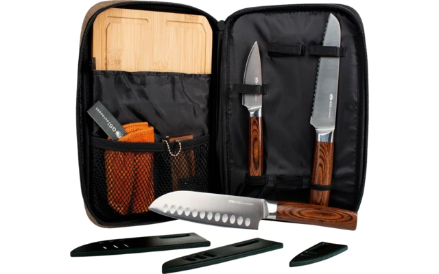GSI Rakau Gourmet Messer Set Inklusive Schneidebrett Und Messerschärfer 7 Teilig 3 GSI Rakau Gourmet Messer Set Inklusive Schneidebrett Und Messerschärfer 7 Teilig