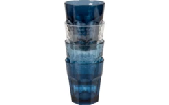 Bo-Camp Tinkglas Mix&Match 4st 200 Ml Blau