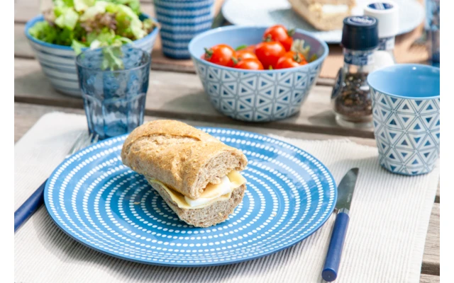 Bo-Camp Geschirrset Mix&Match 16-tlg Melamin Blau 9 Bo-Camp Geschirrset Mix&Match 16-tlg Melamin Blau – Bild 7