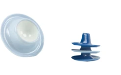 Gimex Eierbecher Set 4-tlg. Hellblau -MetalTextic Geschaft 692681 4705316 1