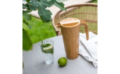 Koziol Club Pitcher Superglas Kanne Mit Deckel 1,5 Liter Nature Desert Sand -MetalTextic Geschaft 693194 4744886 4